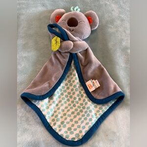 B Baby Koala Lovey Security Blanket Plush Stuffed Animal Crinkle Leaf 16"Tall